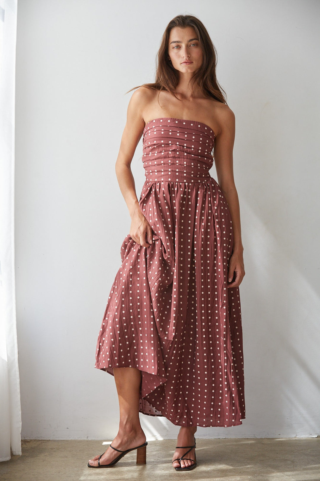 Billie Promenade Strapless Maxi Dress