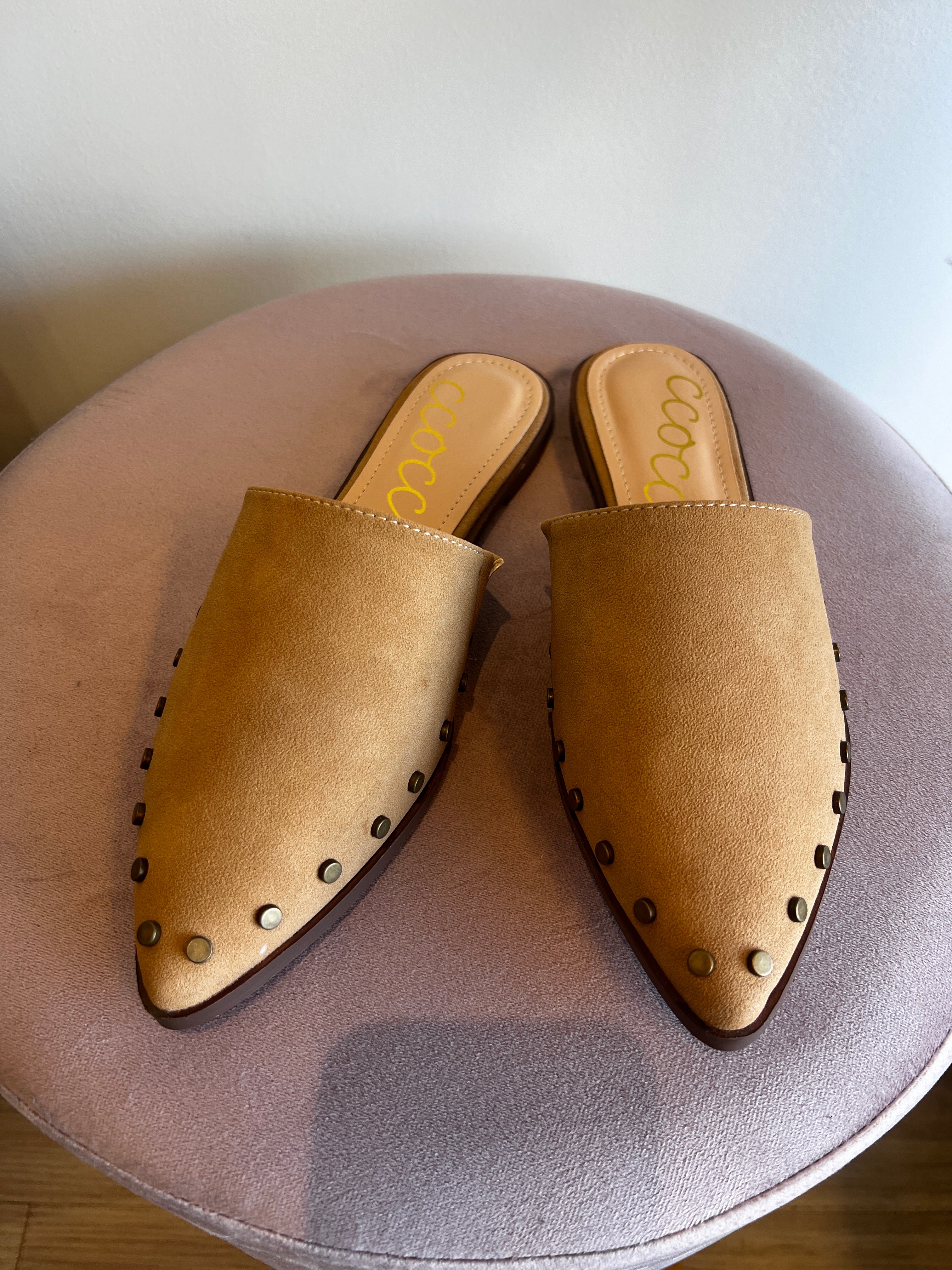 Kari on sale studded mules