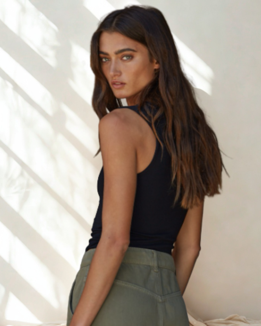 The Karli Fitted Wide Strap Tank