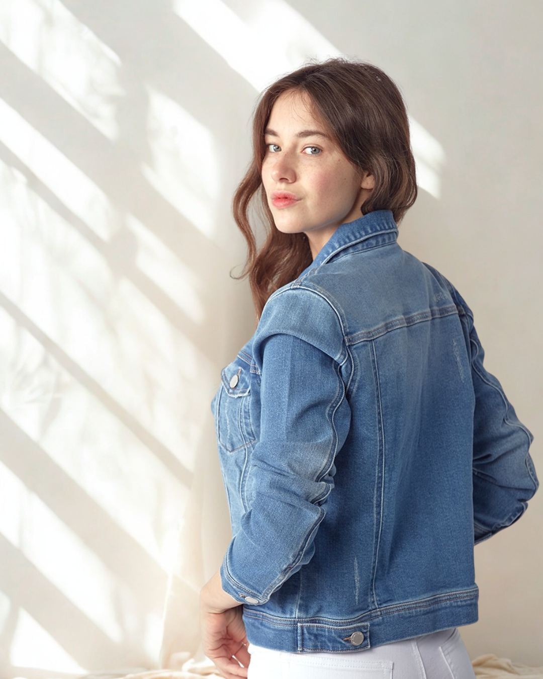 Amera Vintage Washed Denim Jacket