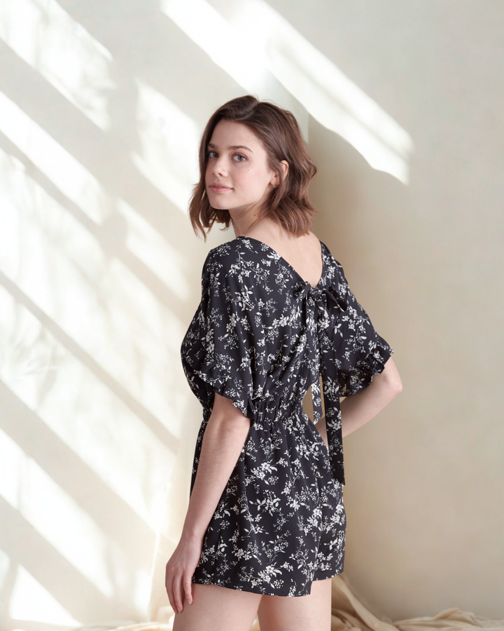 Dayna Flutter Sleeve Romper