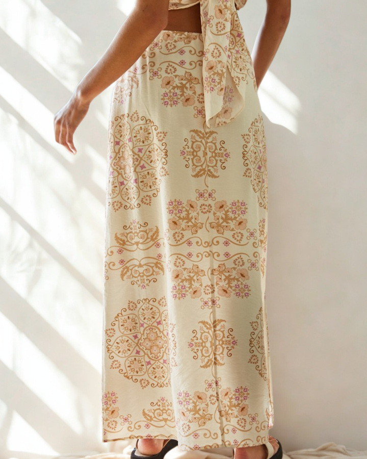 Melia Amalfi Print Top & Skirt Set