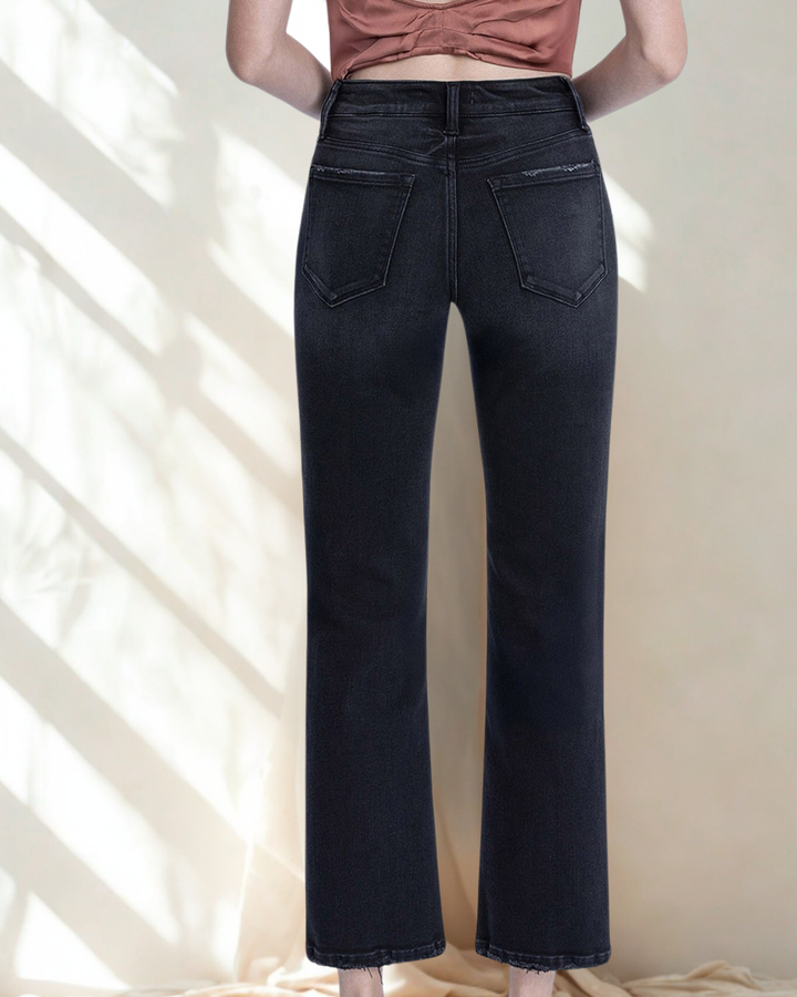 The Allina Mid Rise Ankle Straight Jean