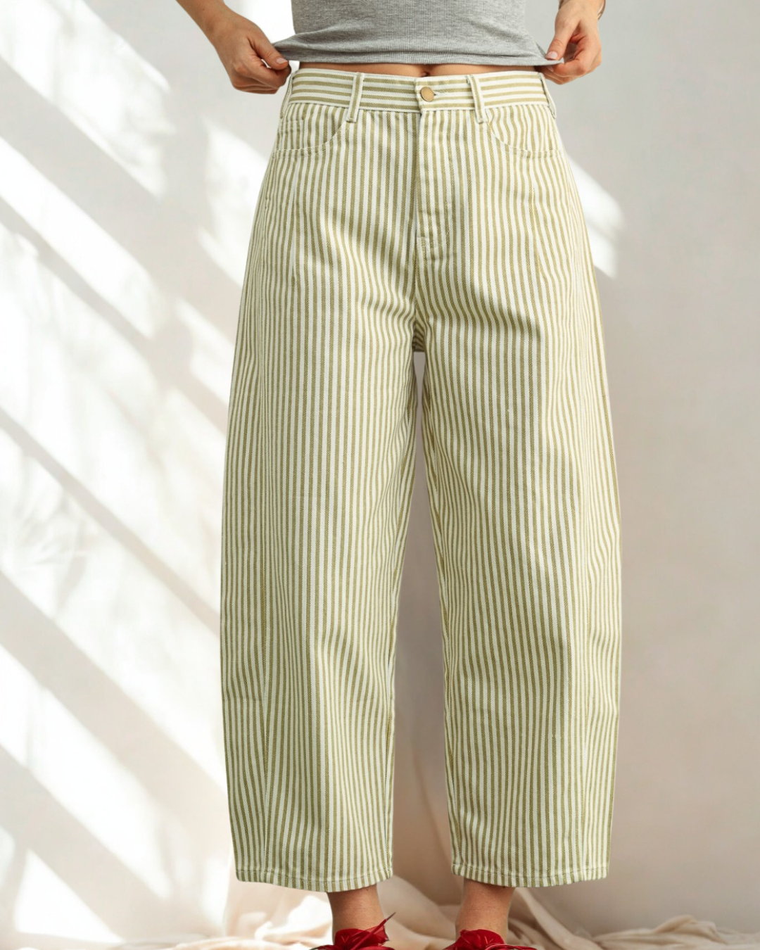 Miah Printed Barrel Pant