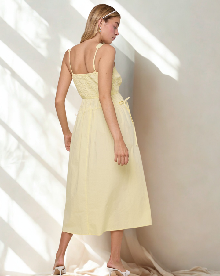 Nicolette Smocked Midi Dress