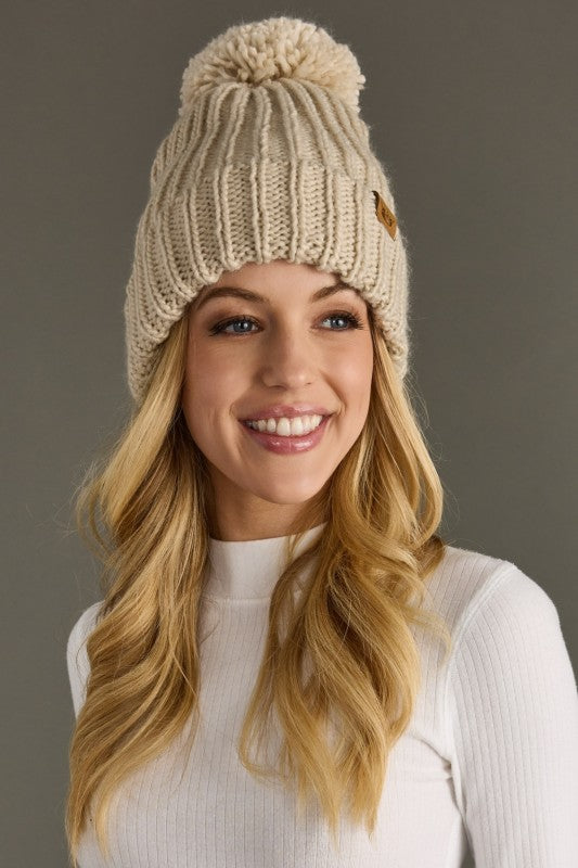 Nola Nit Pom Beanie