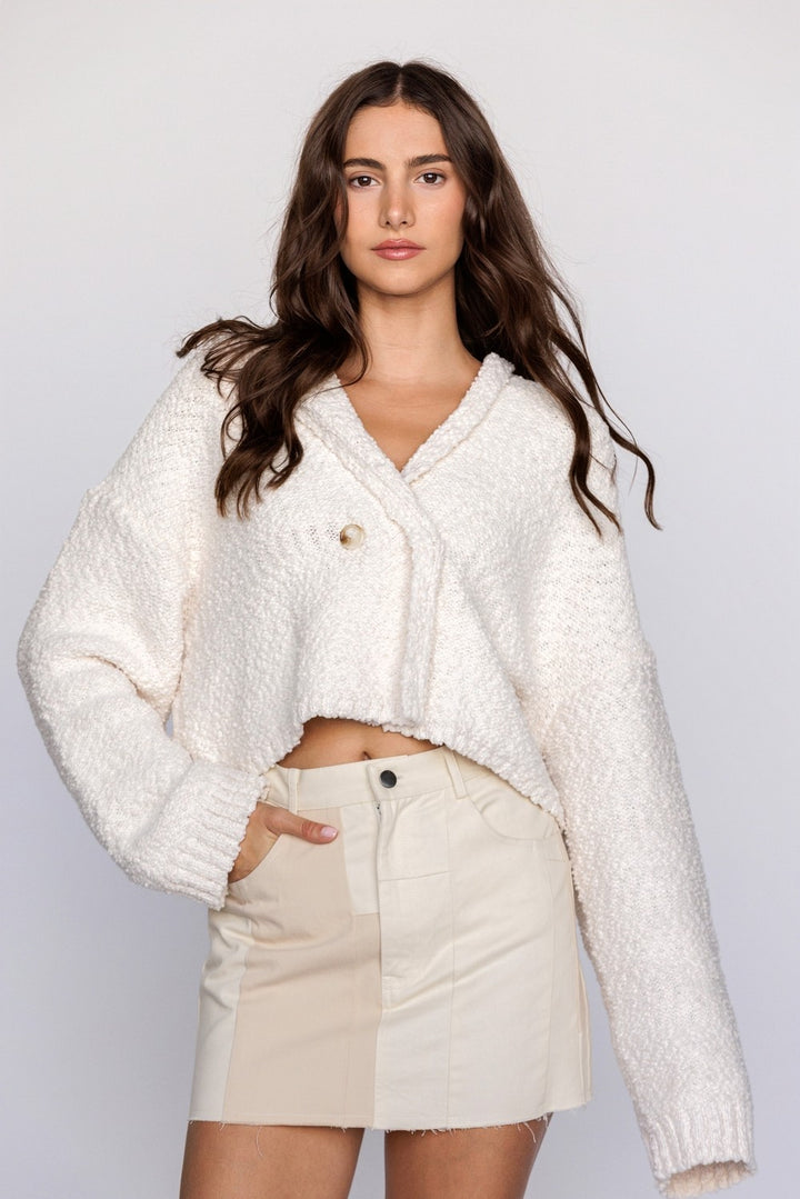 Sandy Button Cardigan