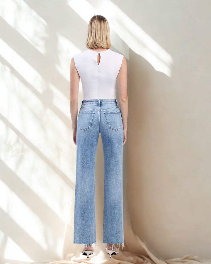 The Karter High Rise Distressed Jean