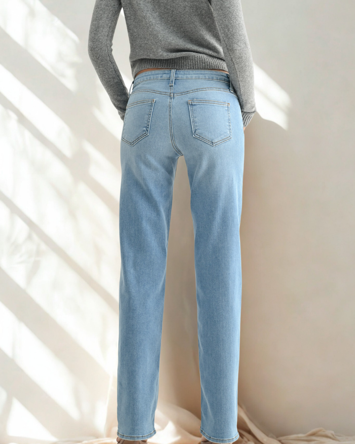 The Jules Long Vintage Straight Jeans