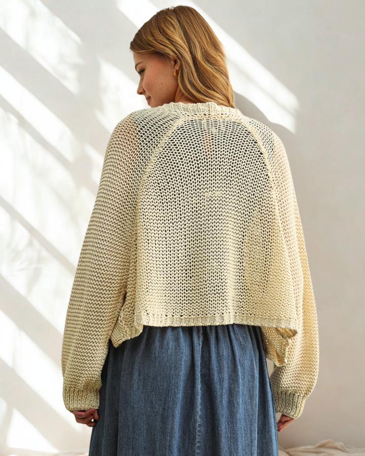 Natalia Cropped Shrug Cardigan