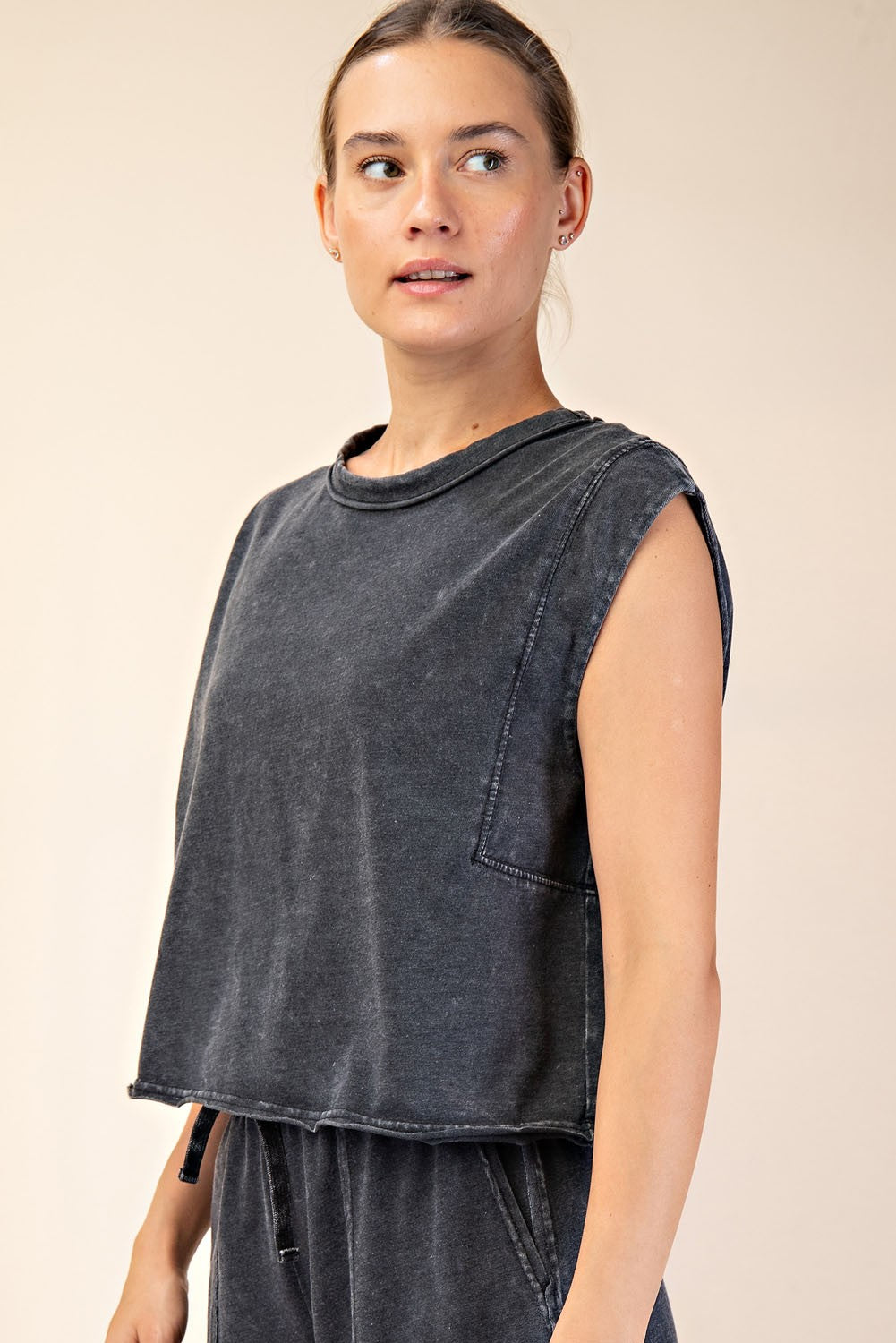Didi Mineral Washed Muscle Tank