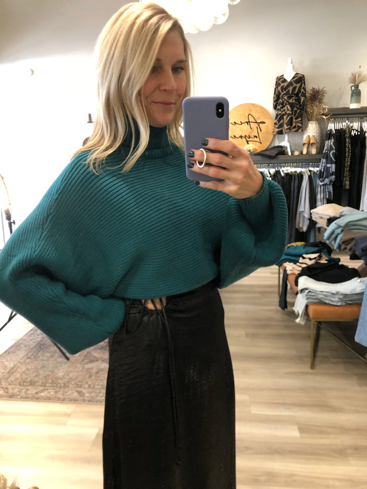 Christy Crop Ribbed Sweater