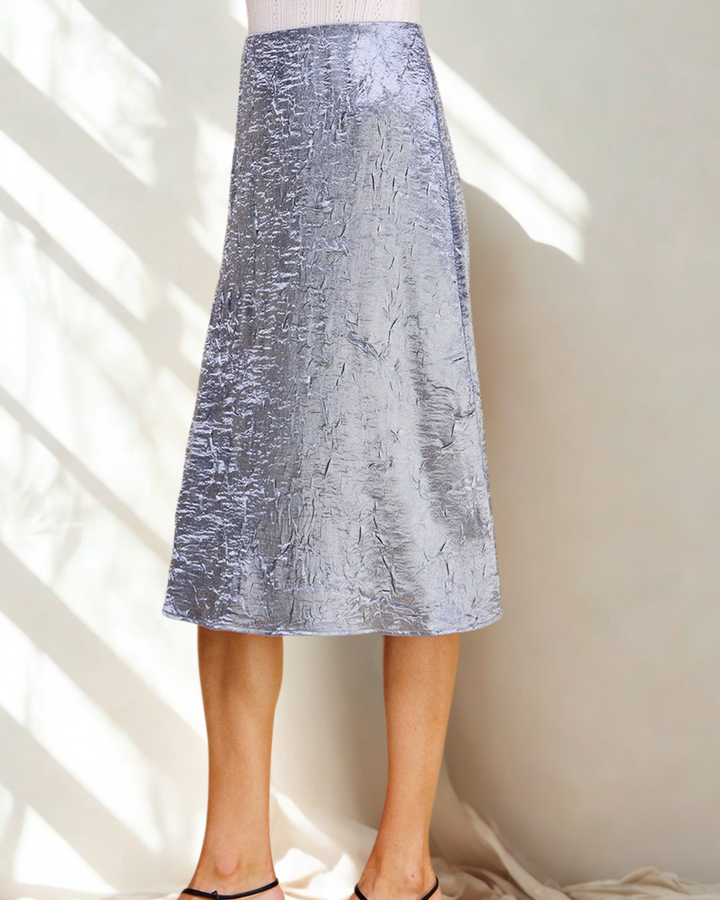 Abbi Textured Midi Skirt