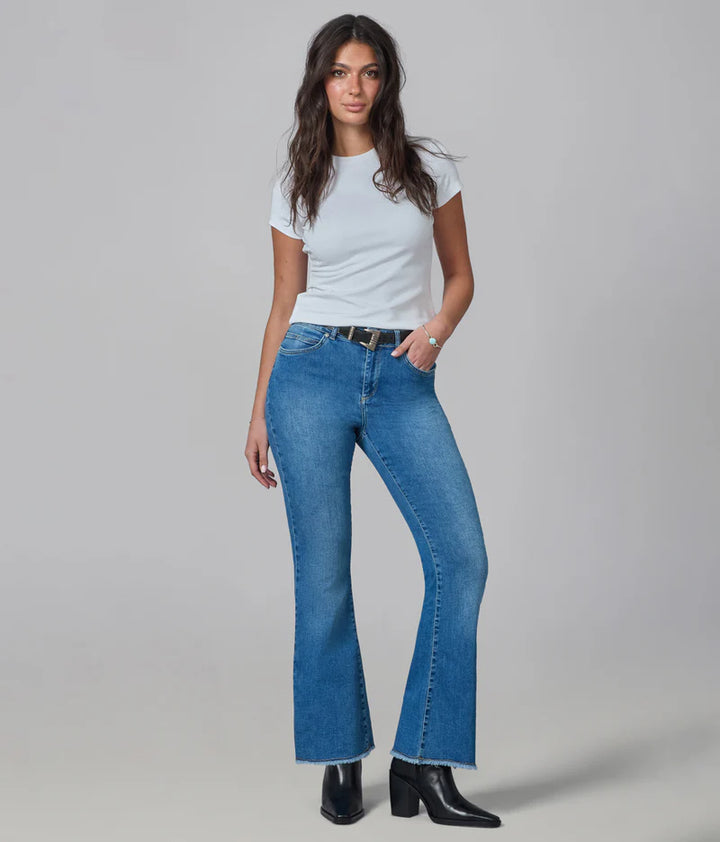 The Brynn High Raise Flare Jean by Lola