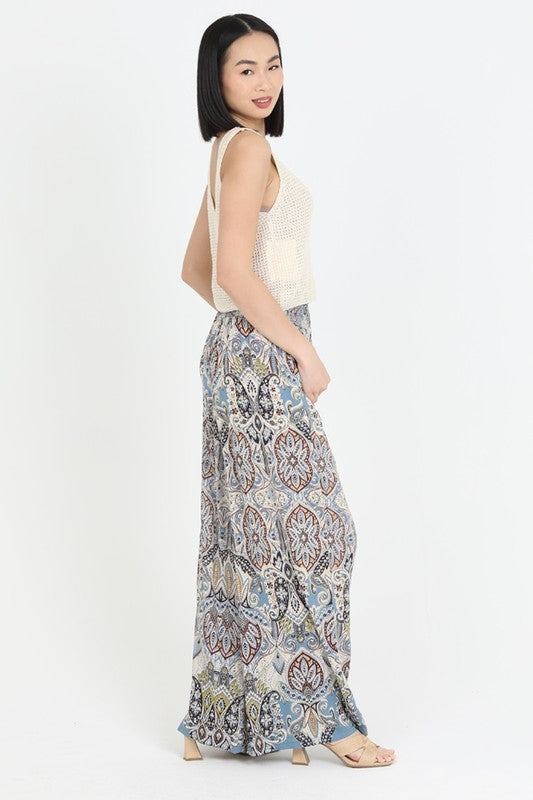 Rylee Wide Leg Boho Pant