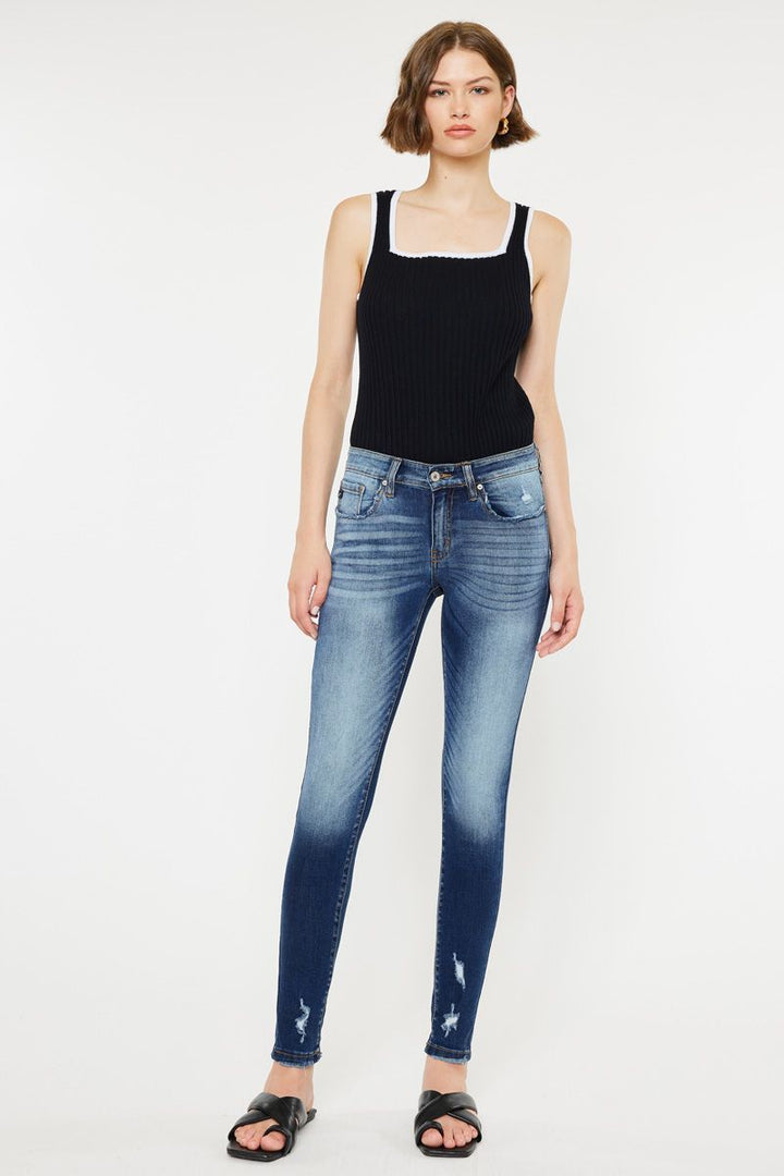 The Tomi Mid Rise Super Skinny Jean