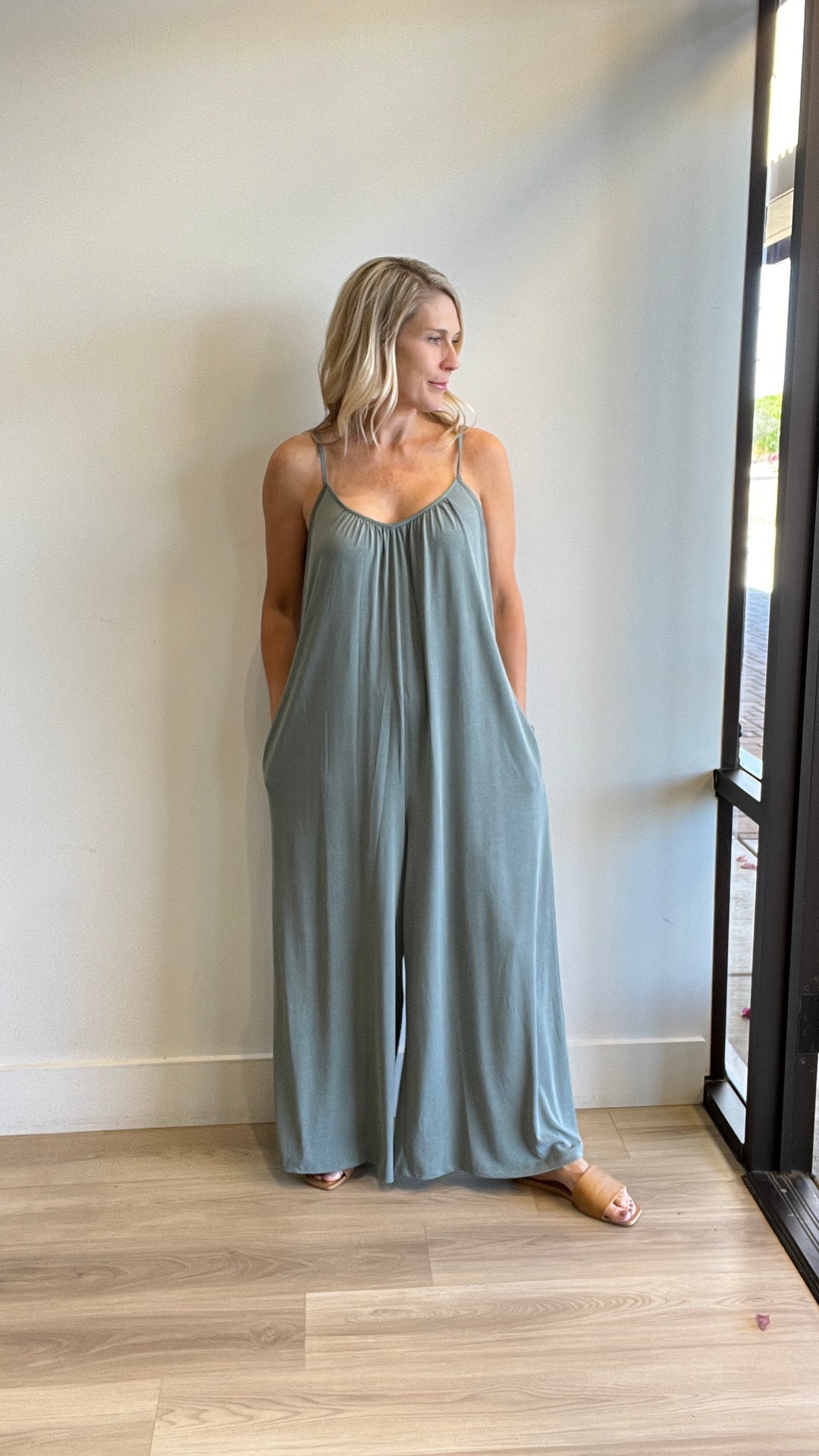 Olive Modal Relaxed Jumpsuit