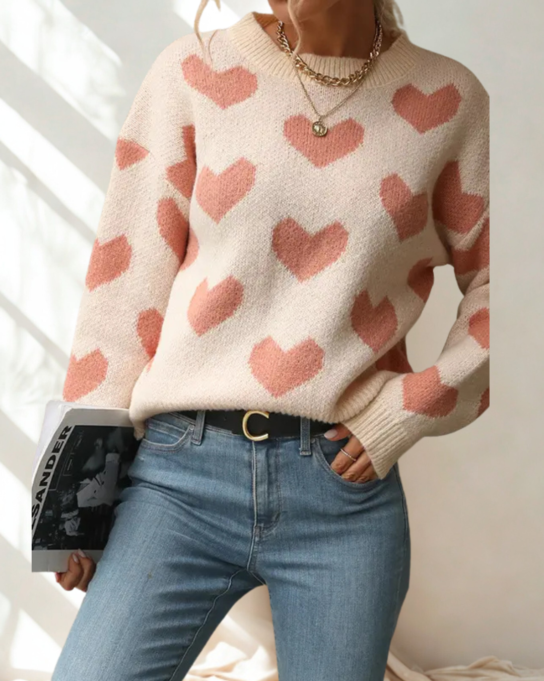 The Lovely Heart Sweater