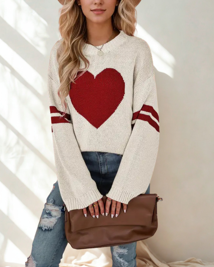 The Lovely Heart Sweater