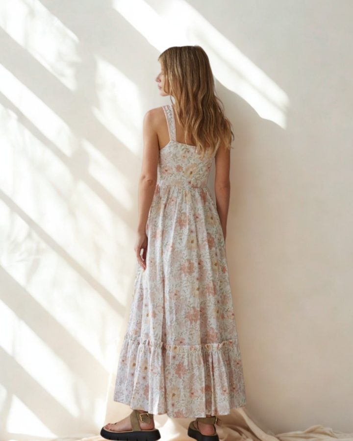 Flora Aurora Robe Aurora Floral Dress – Arie Layne Boutique