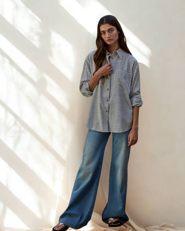 Kline L/S Stripe Button Down Shirt