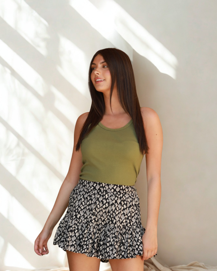 West Valley Cactus Print Skort