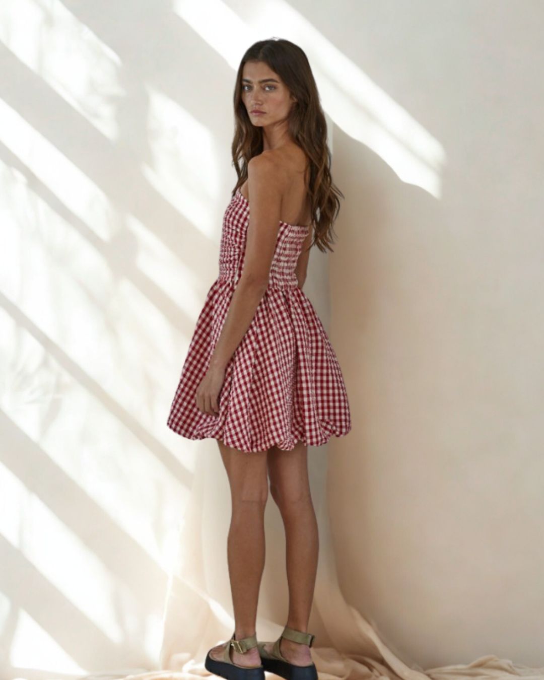 Honey Gingham Mini Dress