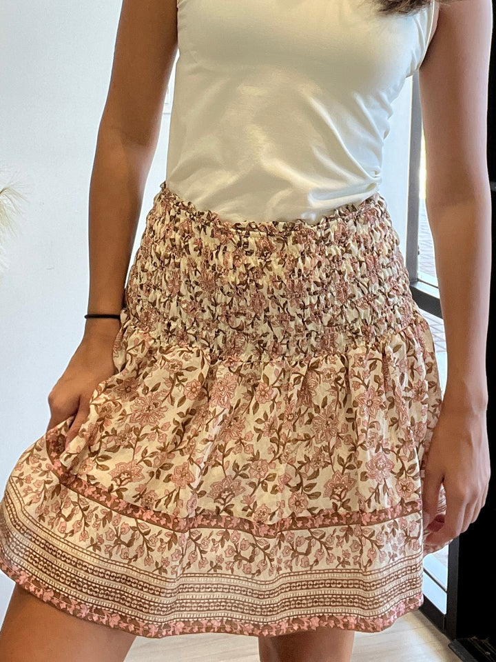 Katie Floral Mini Skirt