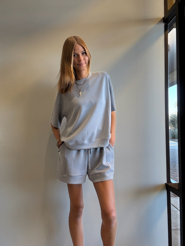 Astyn Modal Scuba Top/Short Set