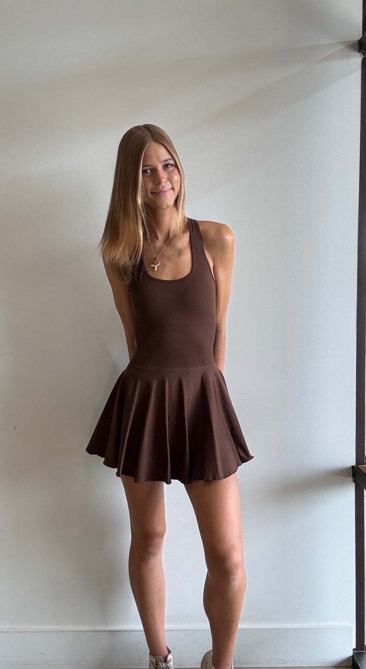 Malyna Elevated Athletic Dress w/ Shorts