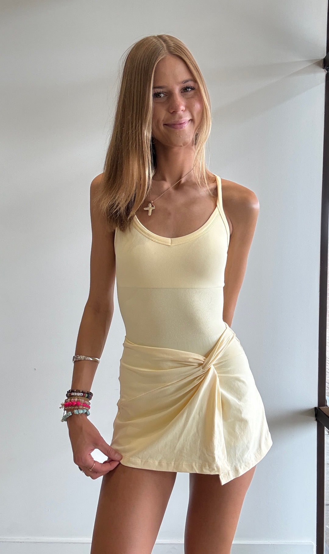 Malyna Elevated Athletic Dress w/ Shorts
