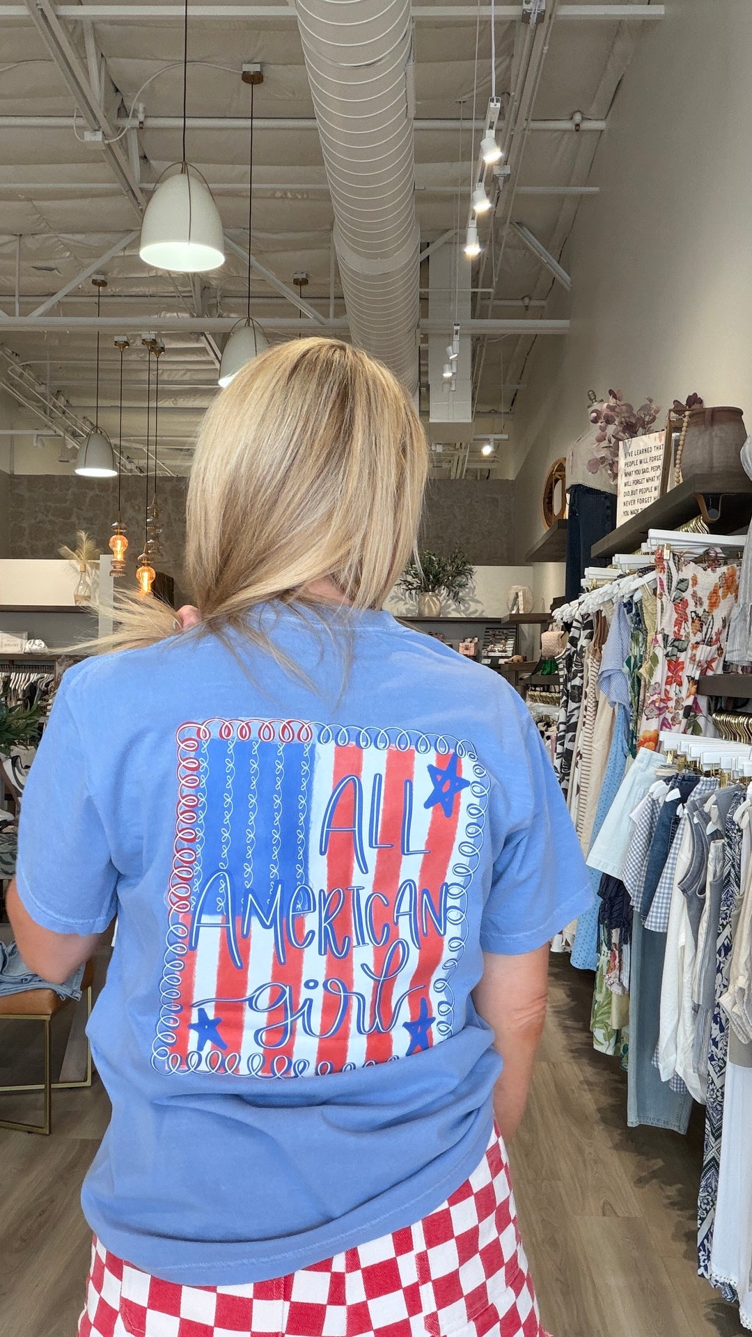 Summer Graphic Tee Top
