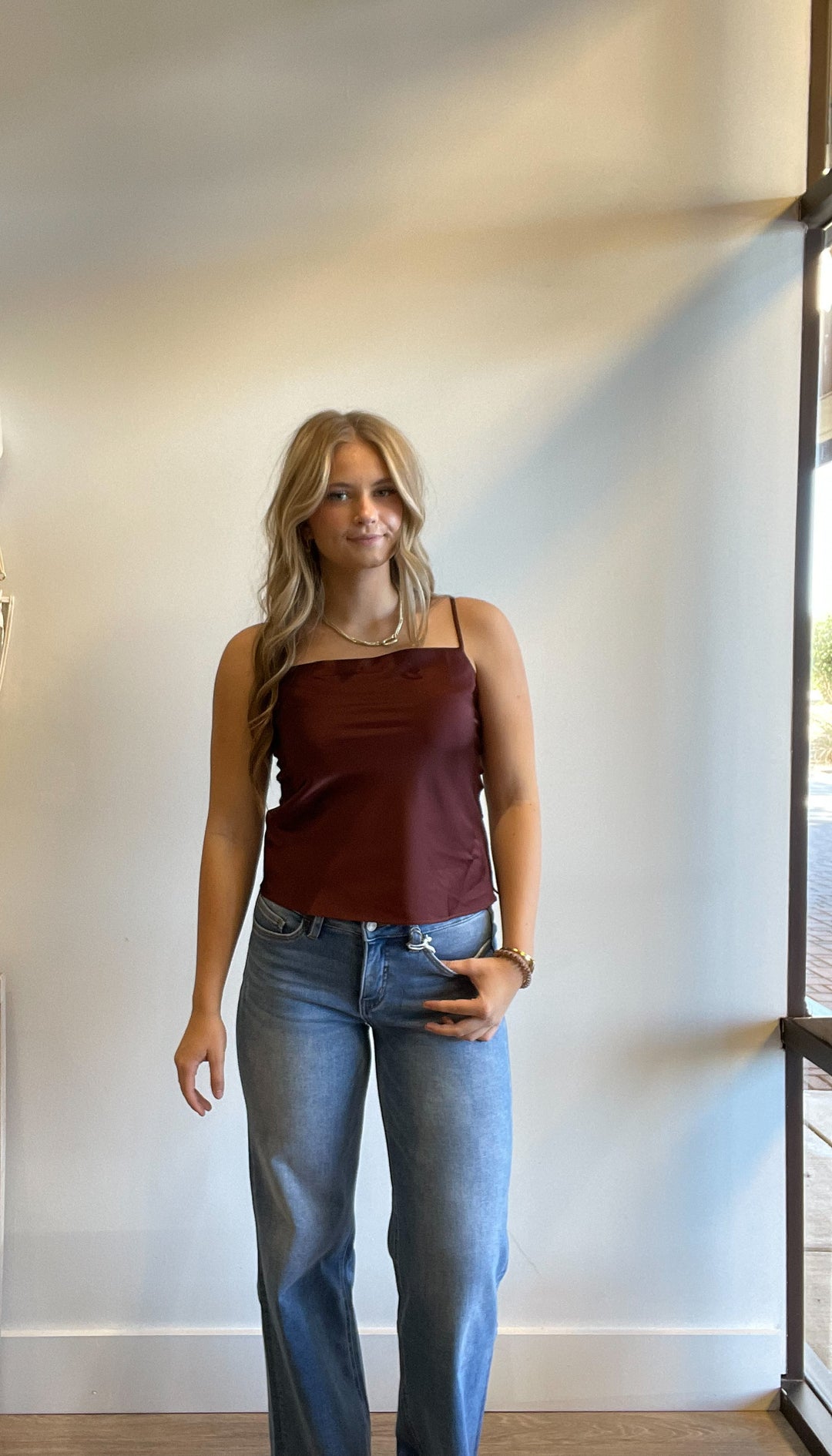 Claira Satin Cami