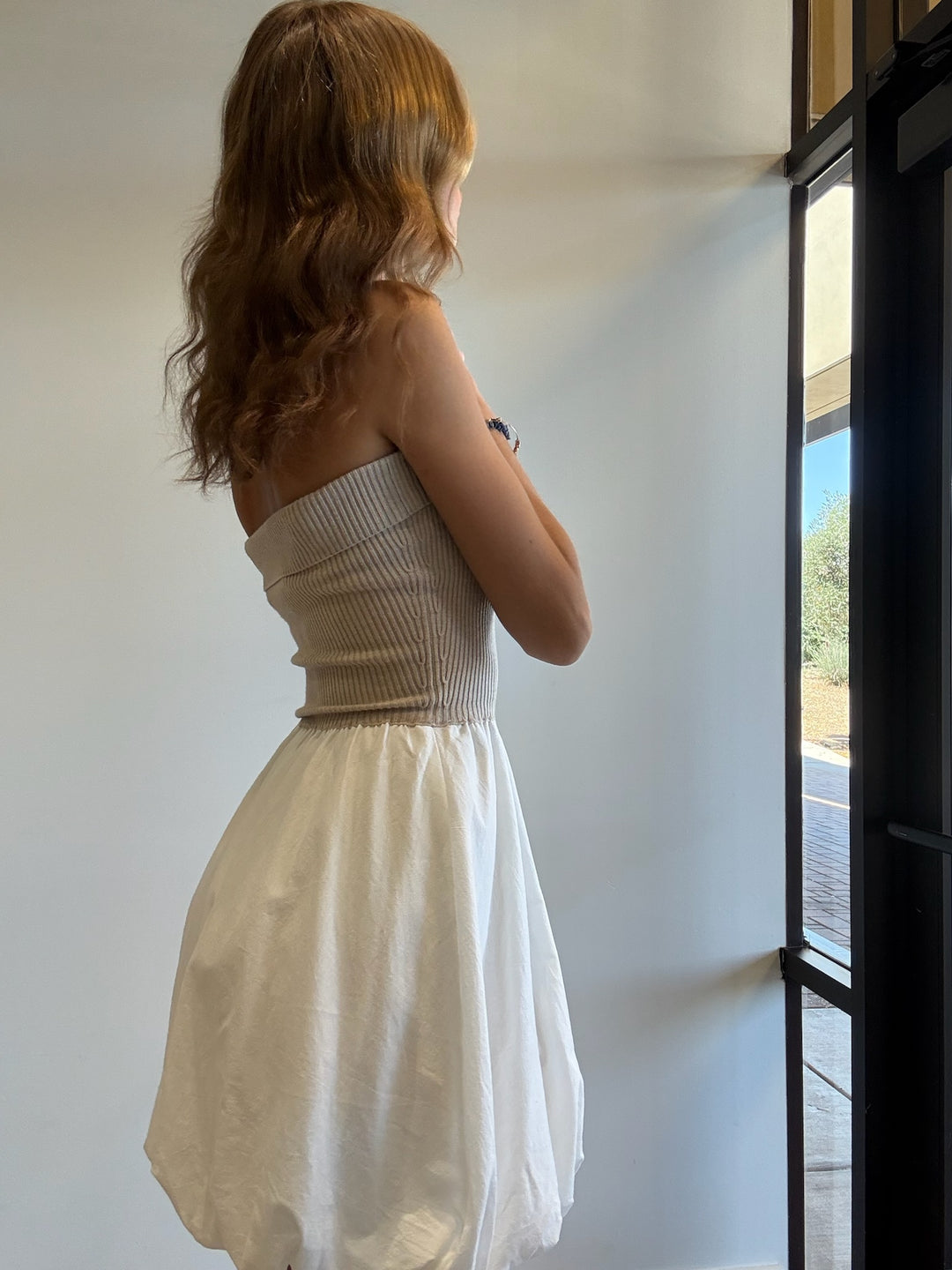 Mason Ribbed Tube Top Bubble Dress