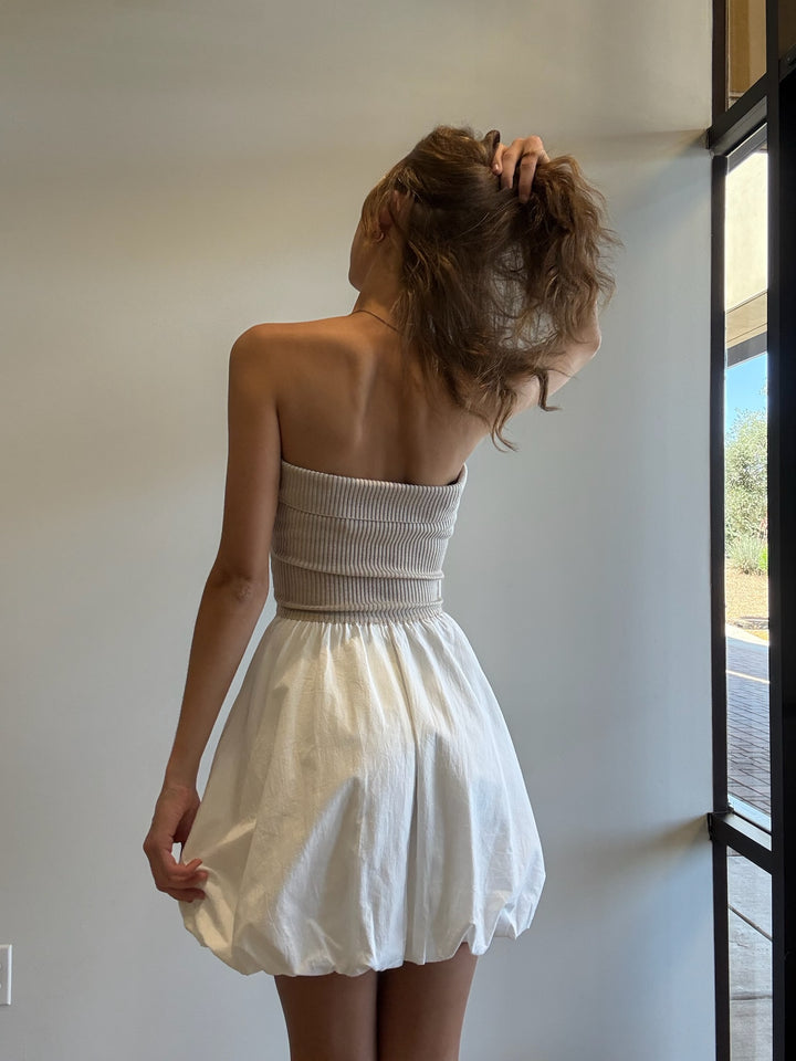 Mason Ribbed Tube Top Bubble Dress