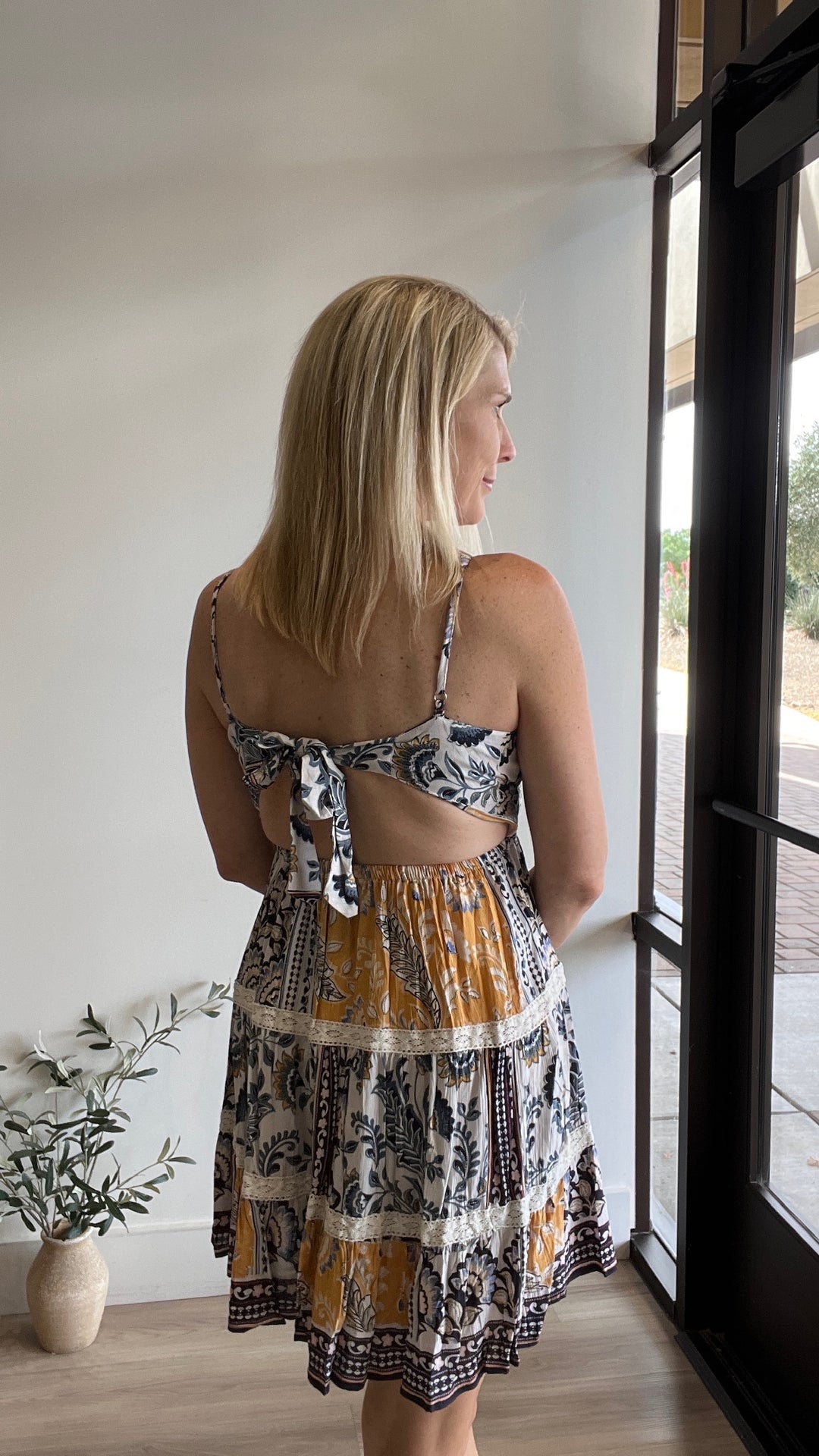 Alma Printed Sundress