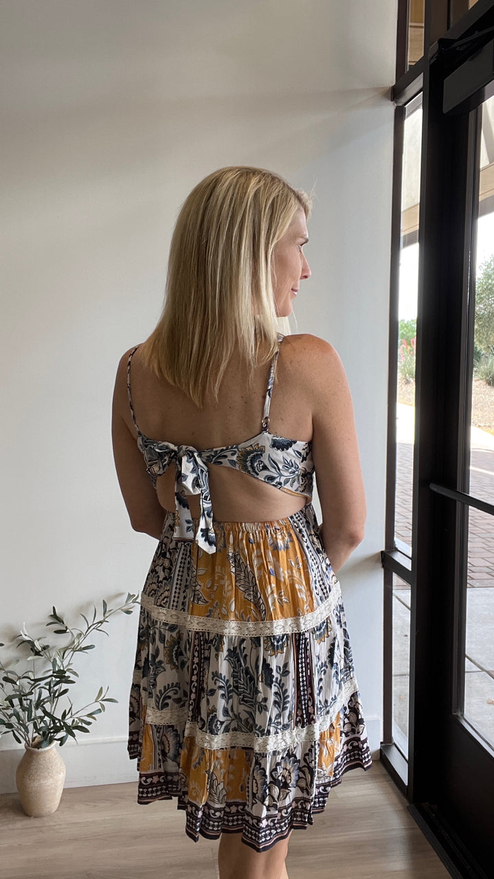 Alma Printed Sundress