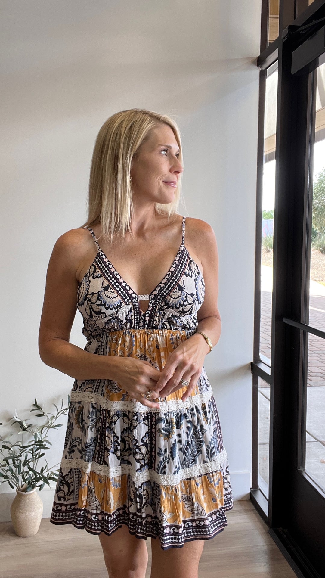 Alma Printed Sundress