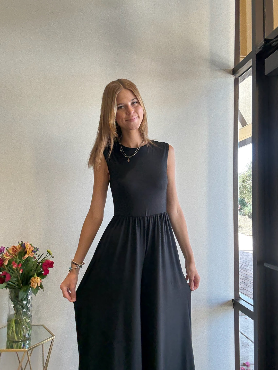 Bales Modal Scoop Back Jumpsuit