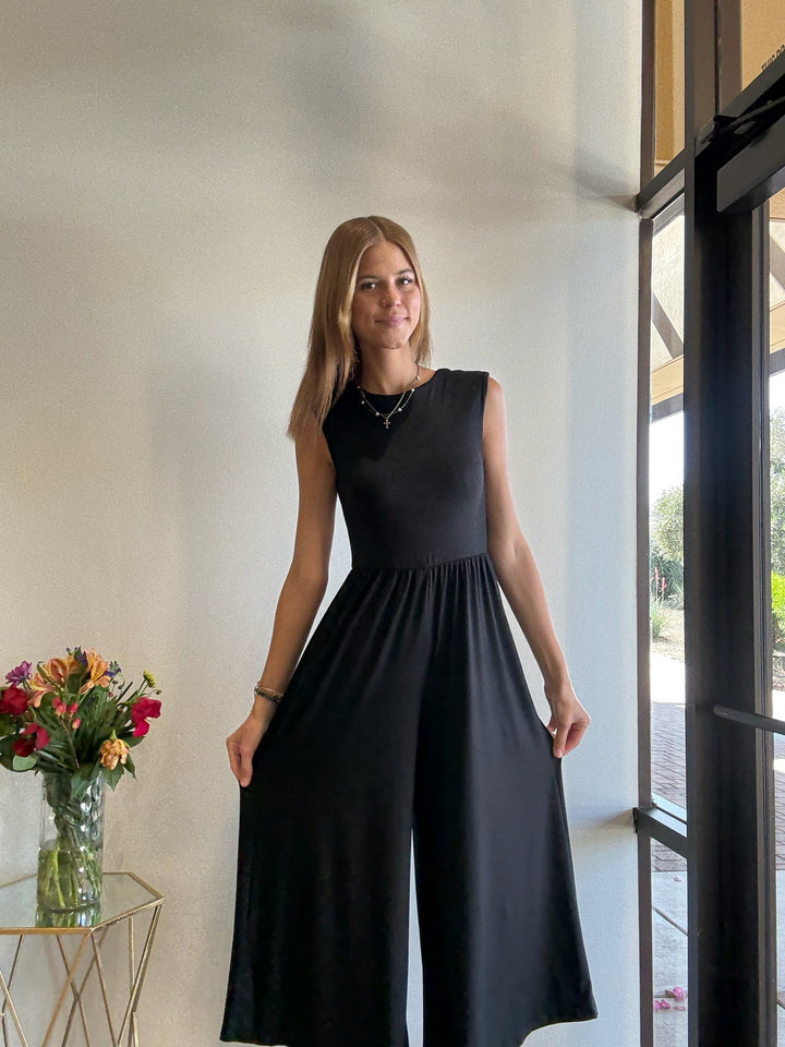 Bales Modal Scoop Back Jumpsuit