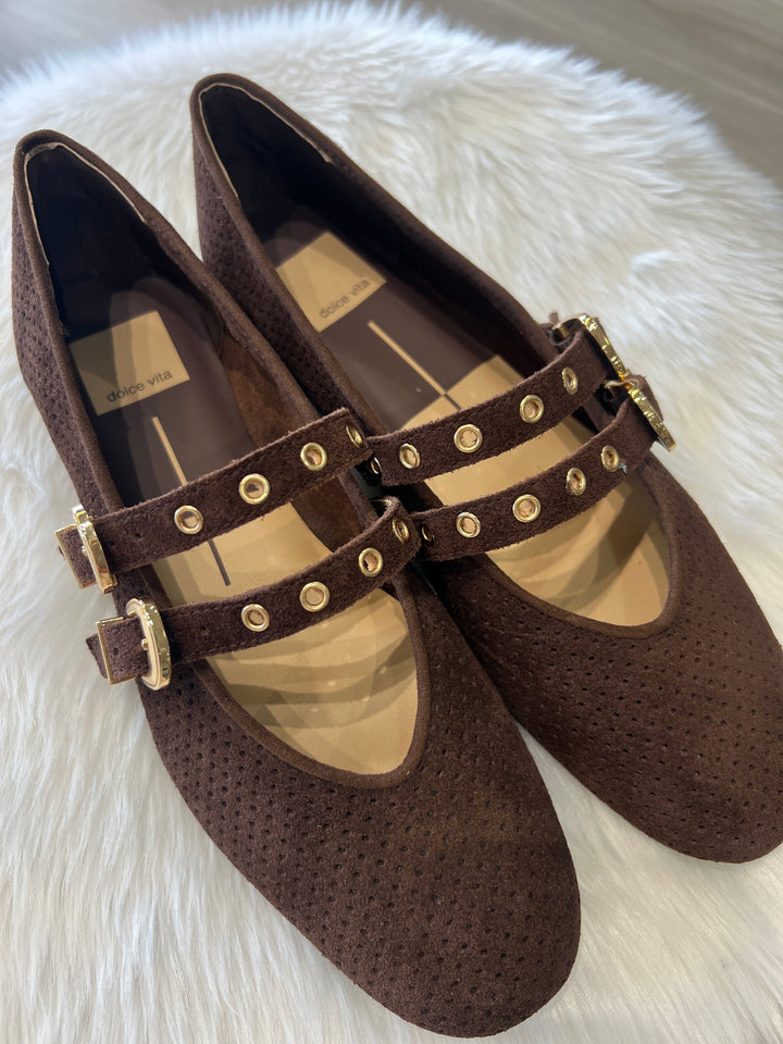 The Remi Suede Ballet Flat