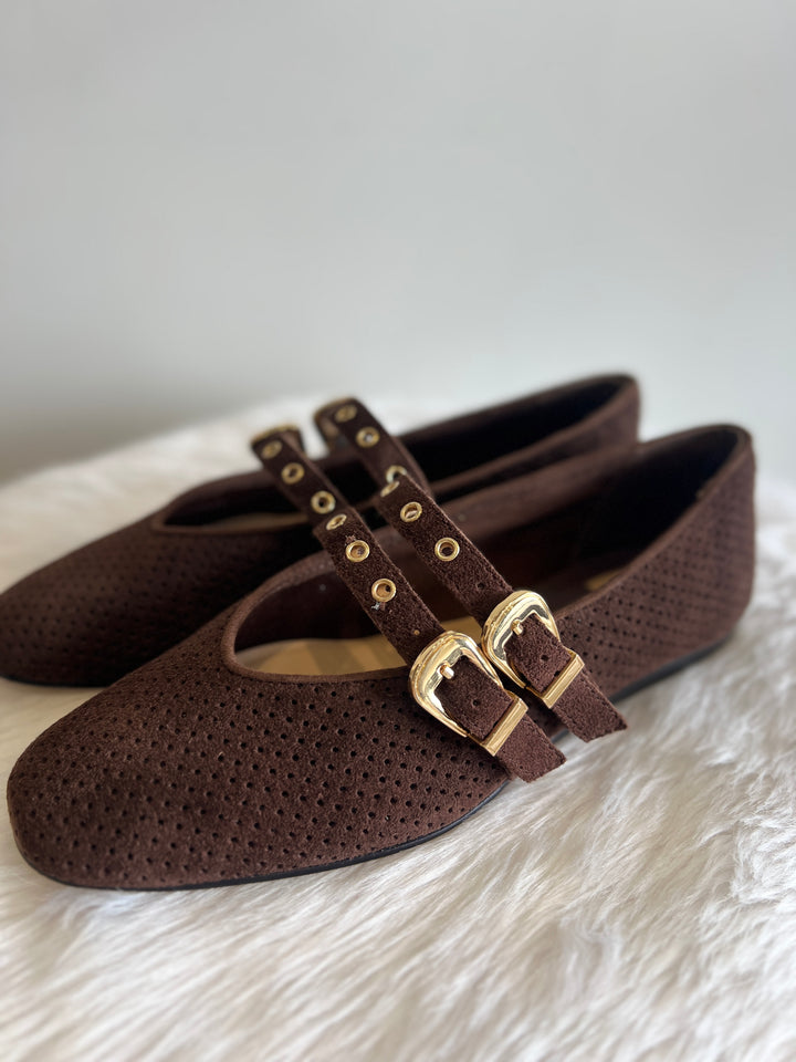 The Remi Suede Ballet Flat