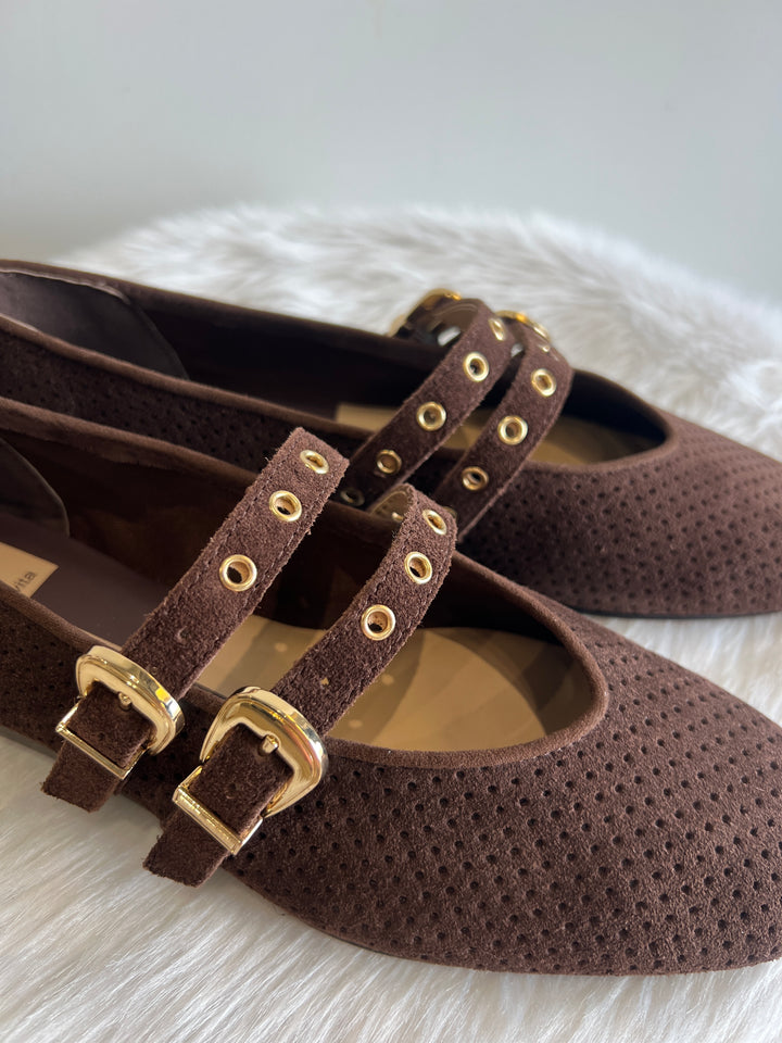 The Remi Suede Ballet Flat