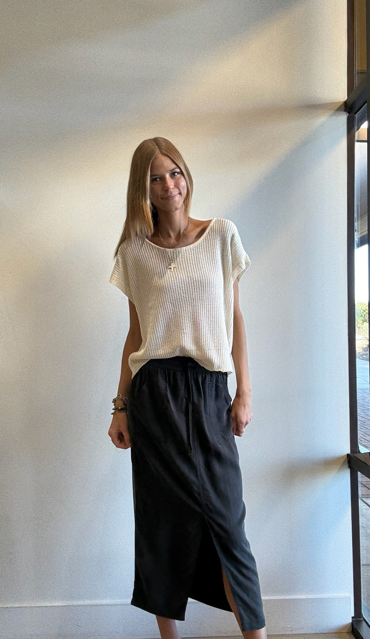 Petra Tencel Washed Out Casual Skirt