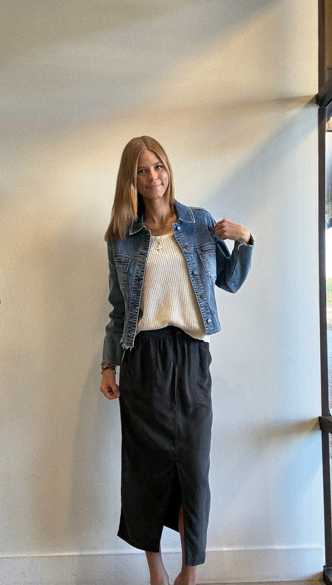 Petra Tencel Washed Out Casual Skirt