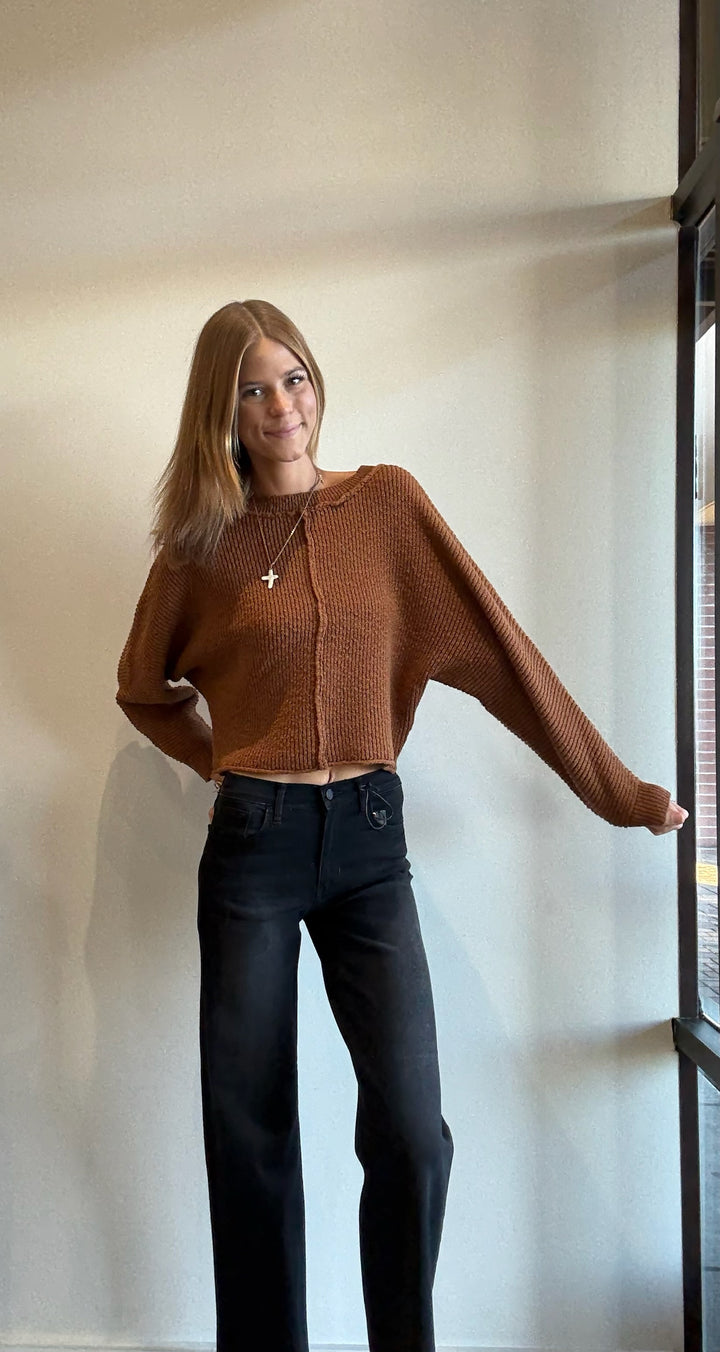 Tatum Exposed Seam Sweater