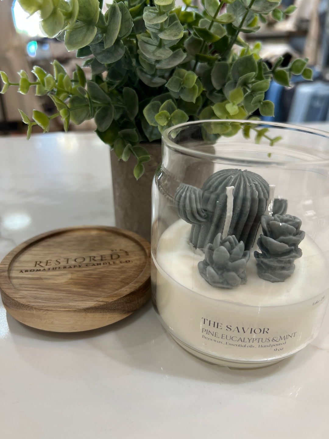Restored by Grace 9oz Cactus Candle