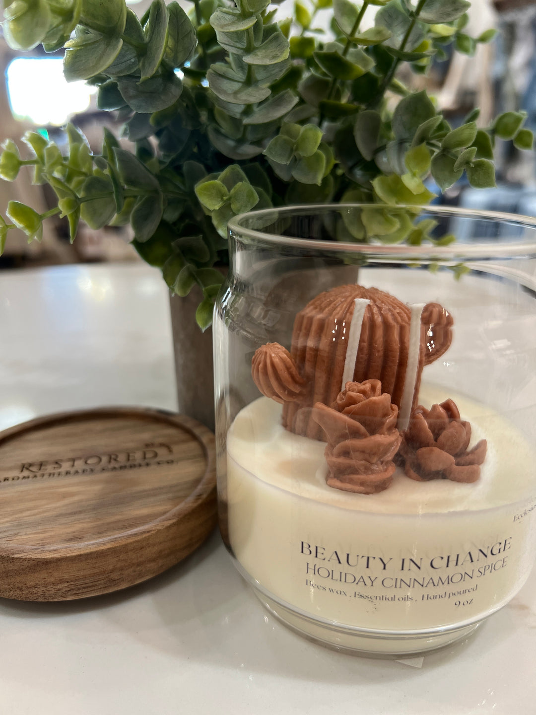 Restored by Grace 9oz Cactus Candle