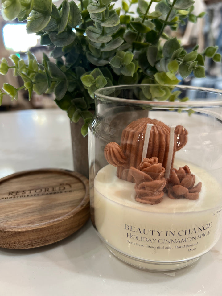 Restored by Grace 9oz Cactus Candle