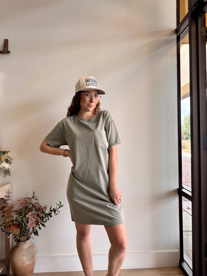 Kendra Pocket T-Shirt Dress